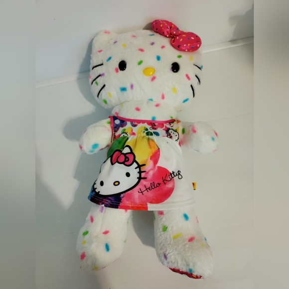 Build A Bear Hello Kitty 40th Anniversary Plush White Confetti Sprinkles - Picture 2 of 12